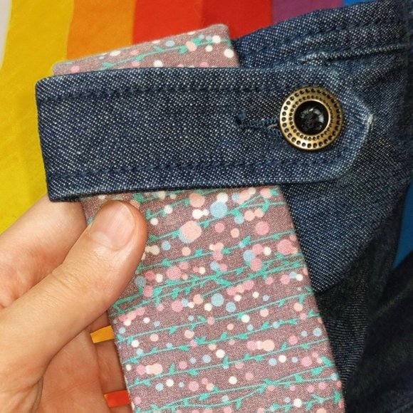 90s/Y2K Blue Denim Jacket by Christopher & Banks - Picture 5 of 6